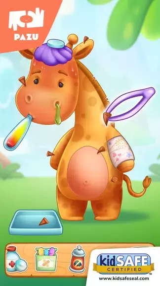 Jungle Animal Kids Care Games Screenshot 0