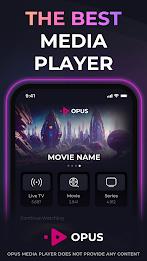 OPUS Media Player - Watch IPTV Скриншот 0