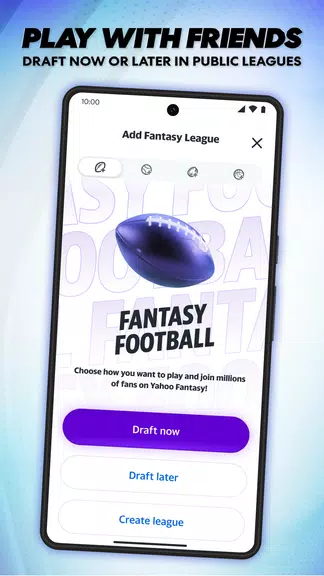 Yahoo Fantasy: Football & more स्क्रीनशॉट 1