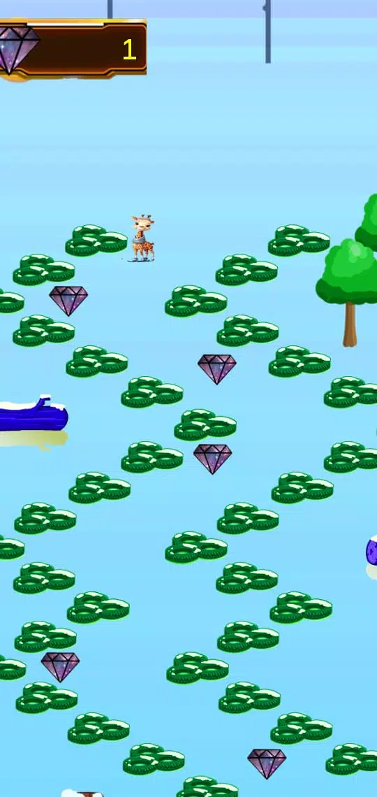 Snowy Giraffe Adventure Screenshot 1