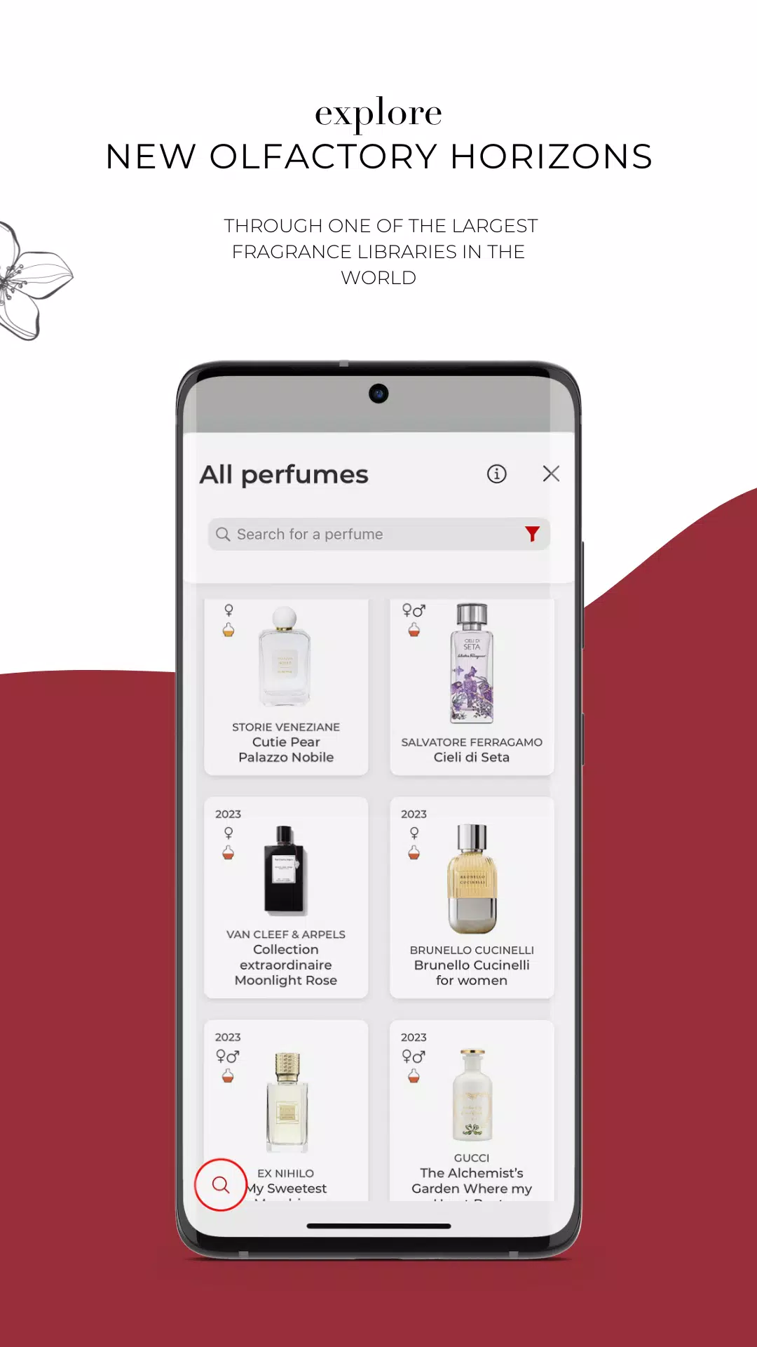 PERFUMIST Perfumes Advisor Screenshot 1