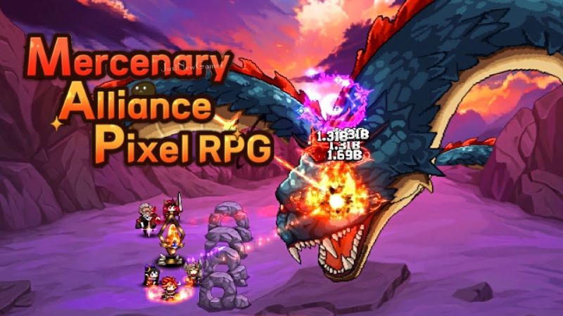 Mercenary Alliance: Pixel RPG Ảnh chụp màn hình 0