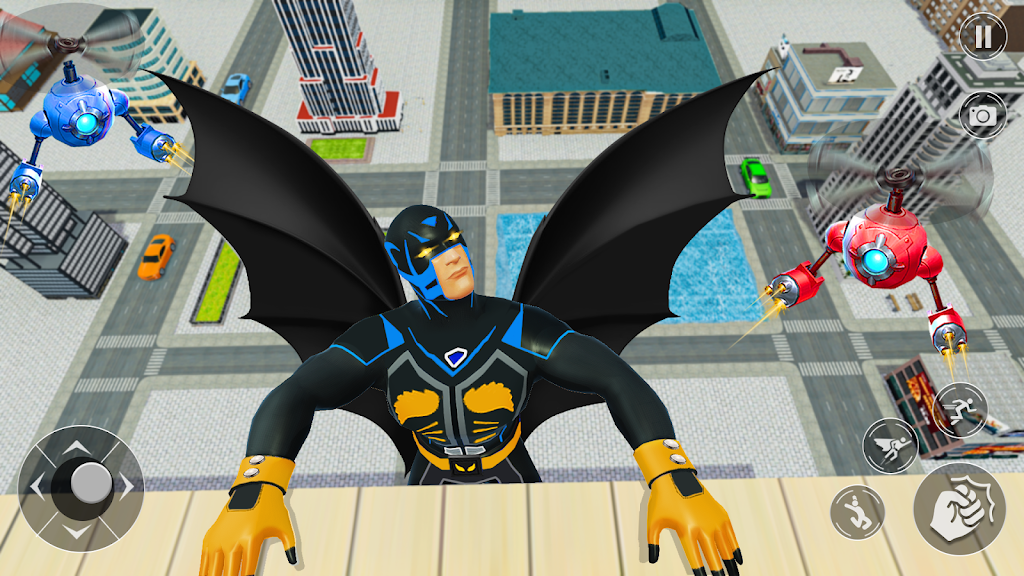 Flying Bat Robot Car Transform Screenshot 2