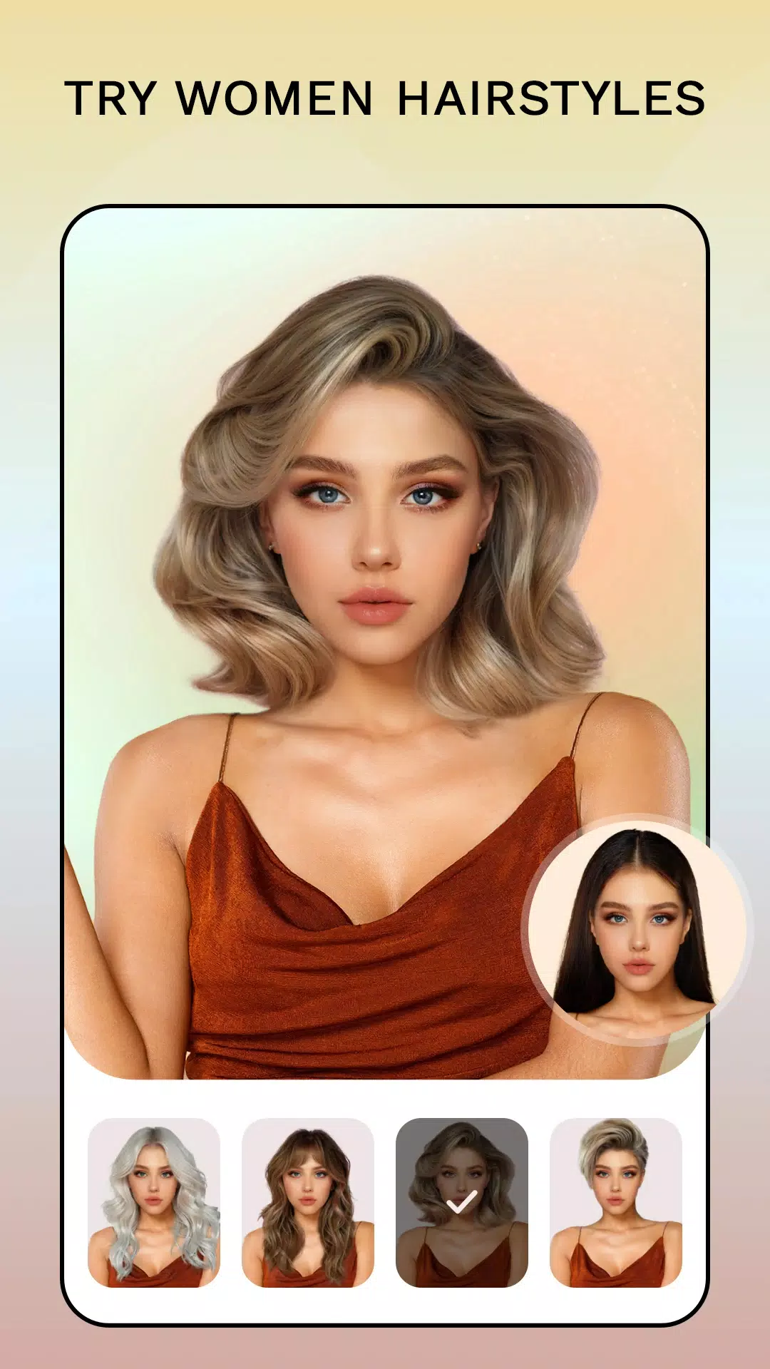 Hair Color Changer: Hairstyles Zrzut ekranu 1