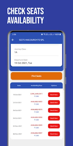 Train Ticket Booking App স্ক্রিনশট 0