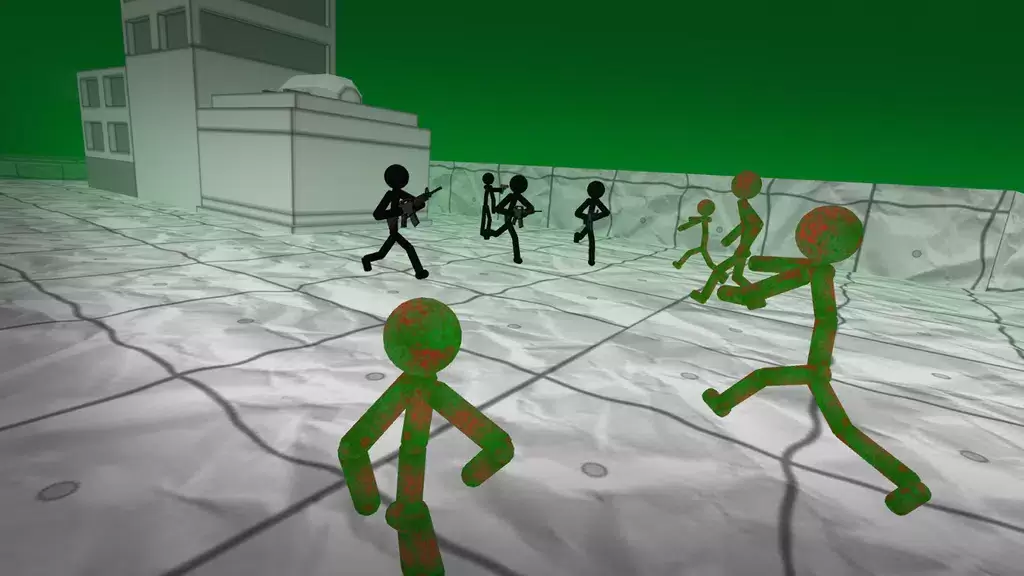 Stickman Zombie 3D ဖန်သားပြင်ဓာတ်ပုံ 1