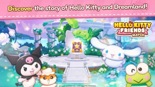 Line Games tiết lộ Hello Kitty Friends Trận đấu: Một trò chơi câu đố mới 3 trận đấu mềm mại