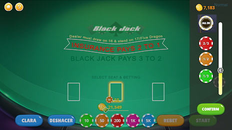 Blackjack - Casino World Скриншот 1