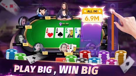 Poker Land - Texas Holdem Game स्क्रीनशॉट 1