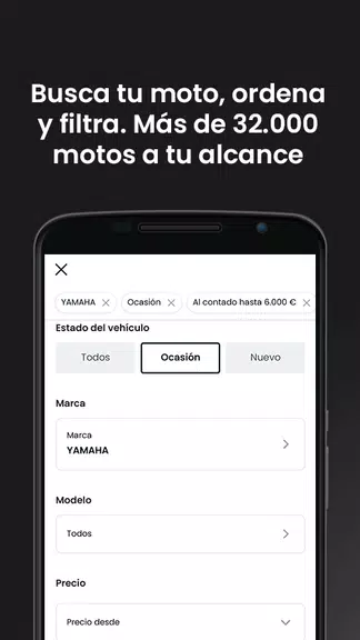 Schermata Motos.net - Motos de Ocasión 2