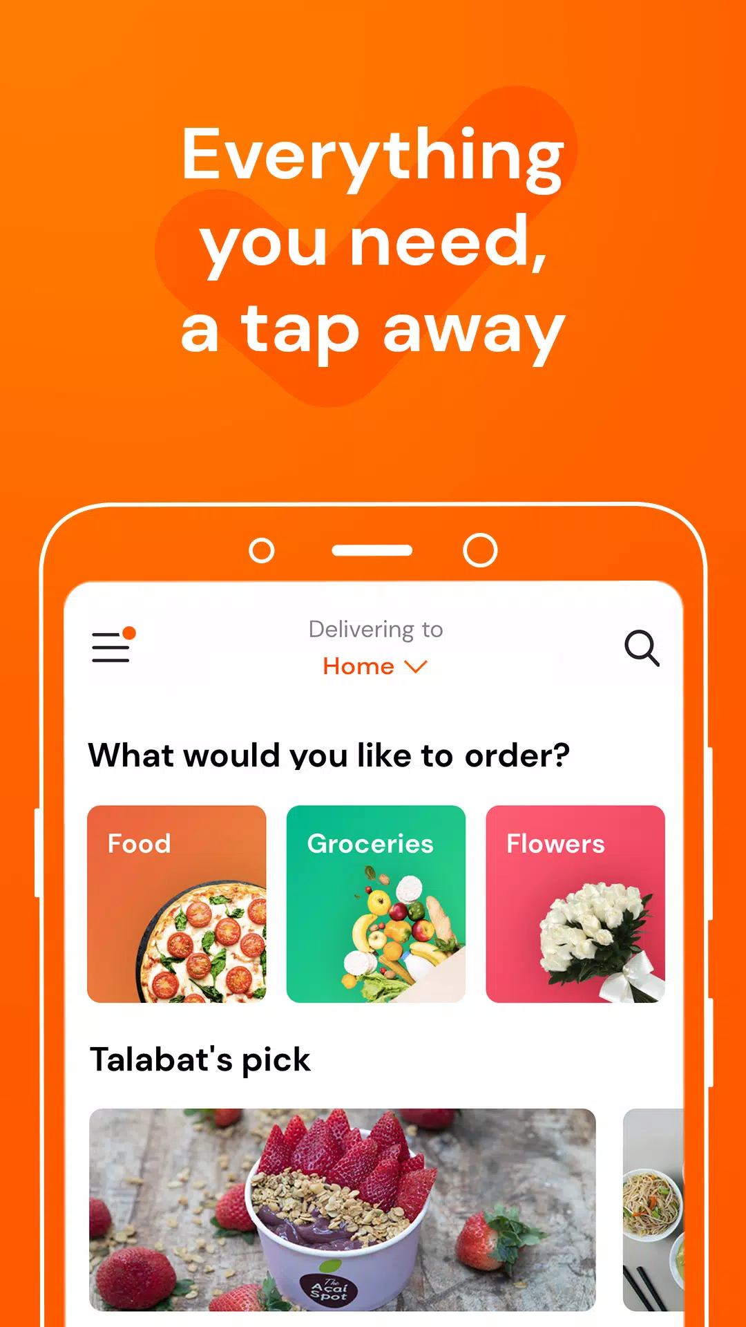talabat: Food, grocery & more スクリーンショット 1