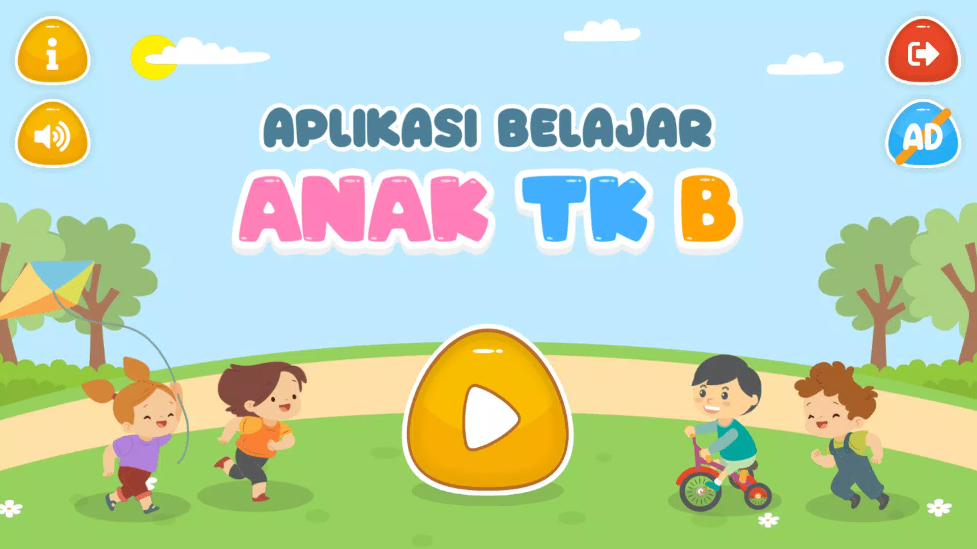 Aplikasi Belajar Anak TK B Zrzut ekranu 0