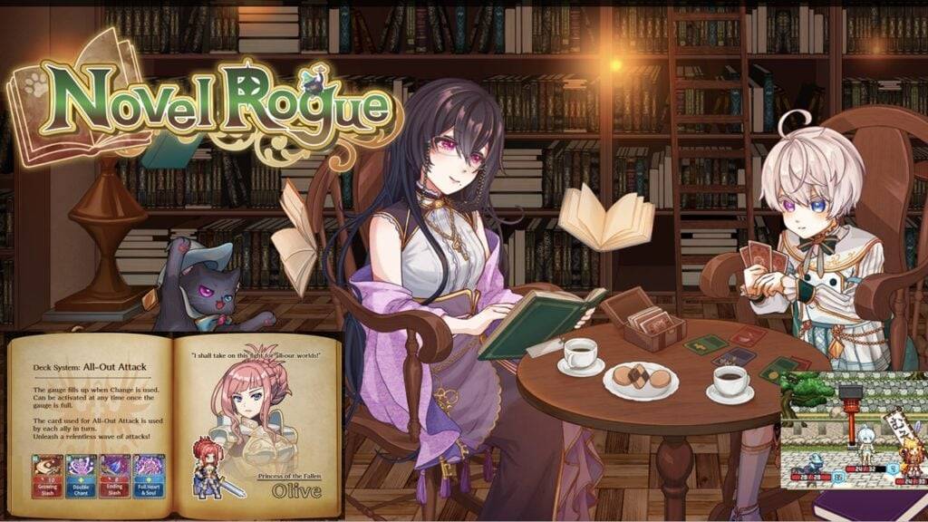 Kemco lanceert kaart-dekopbouw Roguelite-roman Rogue on Android