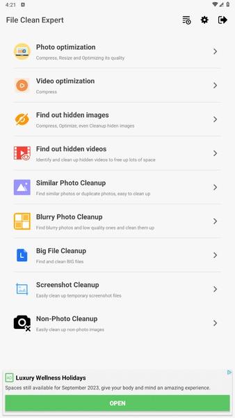 File Cleanup Expert Captura de tela 0