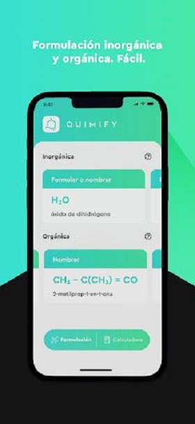 Quimify: Nomenclatura Química Capture d'écran 2