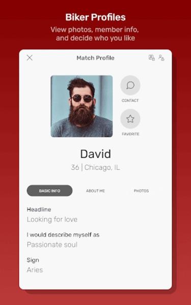 Biker Planet Dating App Capture d'écran 2