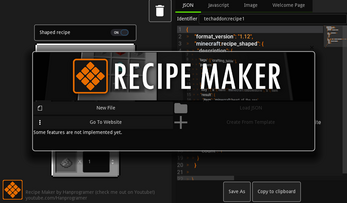 Crafting Table Recipe Maker 스크린샷 0