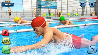 Aqua swimming pool racing 3D應用截圖第3張