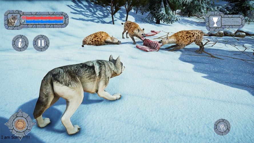 Schermata Arctic Wolf Family Simulator 3