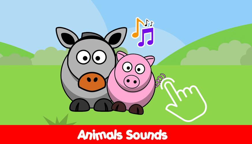 Infant piano with farm animals Ekran Görüntüsü 3