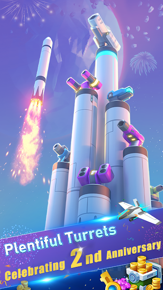 Mega Tower - Casual TD Game Capture d'écran 2