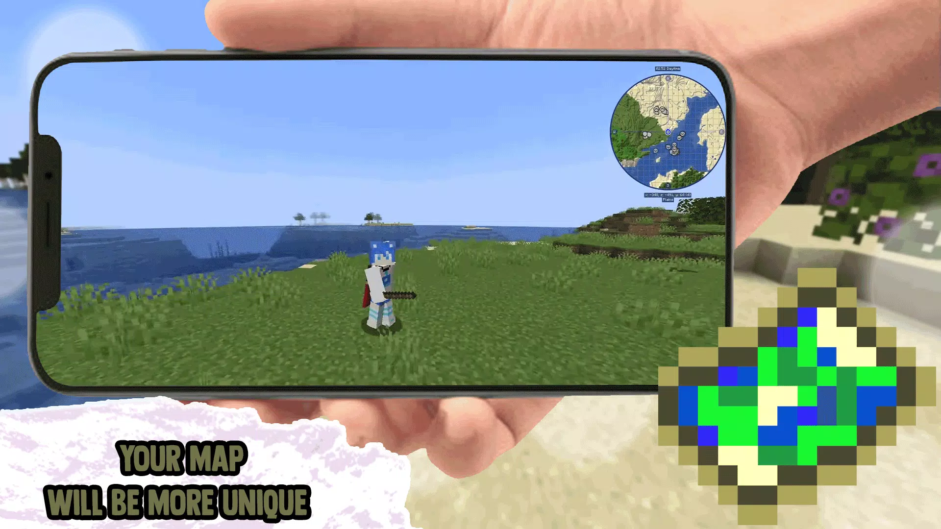 Minimap Mod Addons for MCPE Скриншот 2