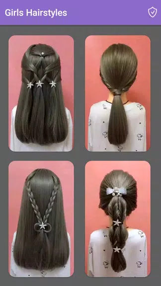 Girls Hairstyles Step By Step Zrzut ekranu 0