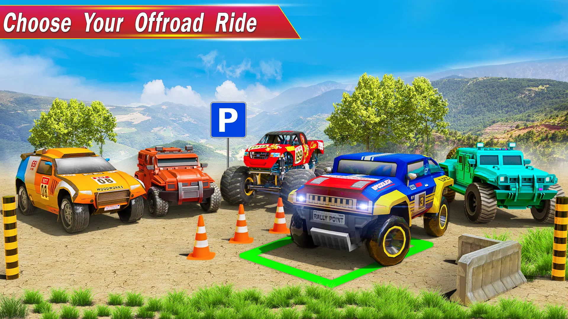 Off The Road-Hill Driving Game Zrzut ekranu 3