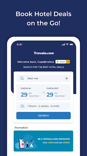 Travala.com: Hotels & Flights স্ক্রিনশট 0