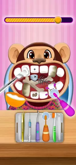 Hippo's Doctor : Dentist Games Ekran Görüntüsü 1