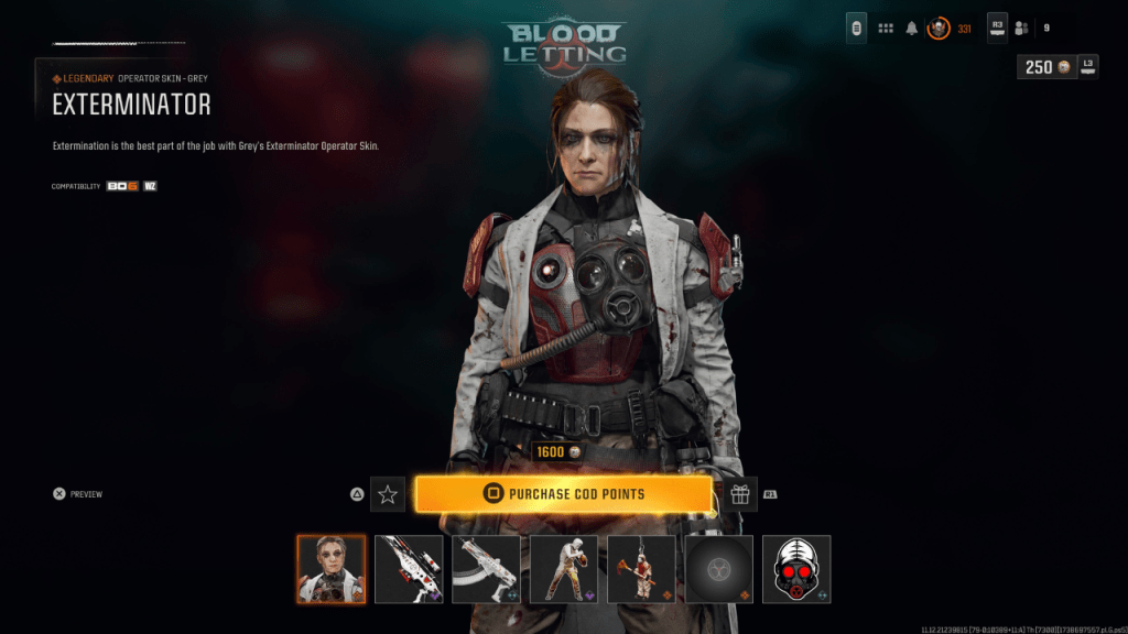 Blood Letting bundle contents
