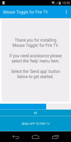 Mouse Toggle for Fire TV ဖန်သားပြင်ဓာတ်ပုံ 0