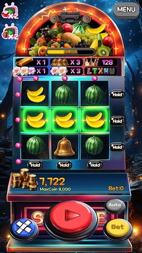 Schermata Heart-racey Fruits Golden Slot 1