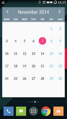 Month Calendar Widget by BiHSnow 스크린샷 0