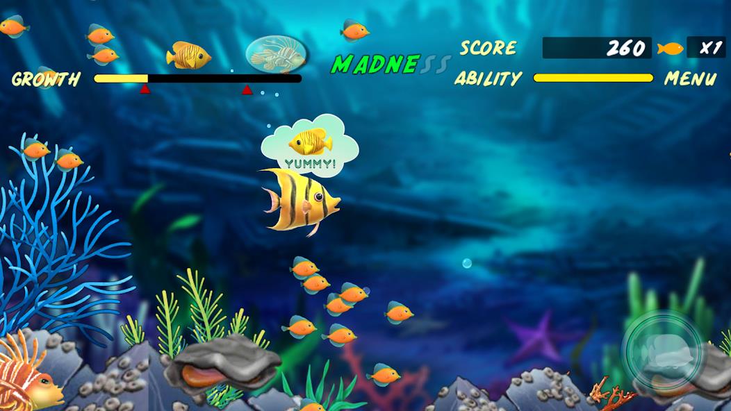 Let Me Eat :Big fish eat small Mod Schermafbeelding 0