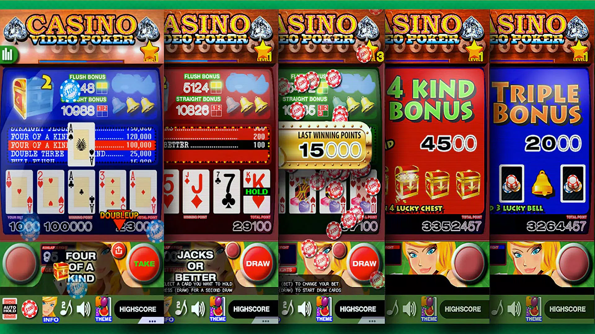 Casino Video Poker Ảnh chụp màn hình 3