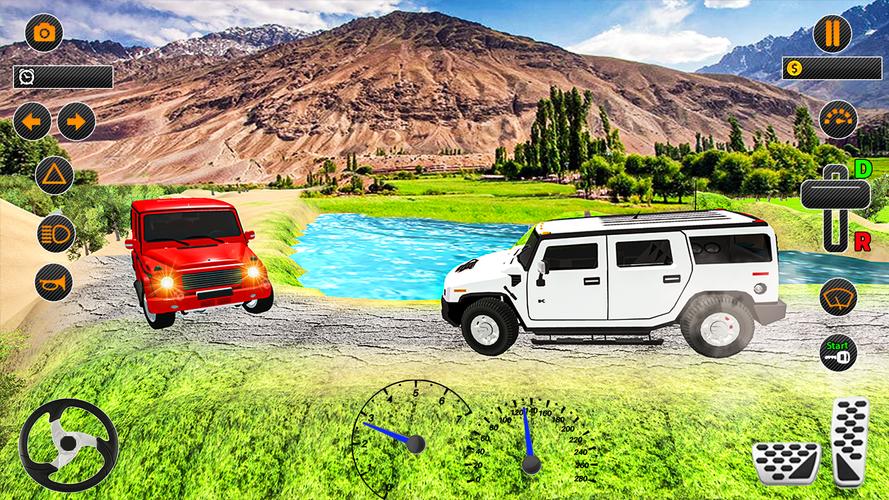 Prado car driving 3D car games Captura de tela 2