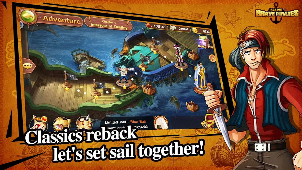 Brave Pirates: Sailing Tangkapan skrin 3