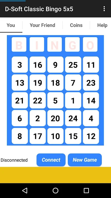 D-Soft Classic Bingo 5x5 스크린샷 1