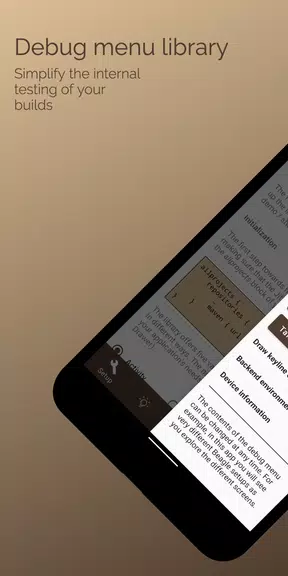 Beagle - Debug menu demo Captura de tela 0