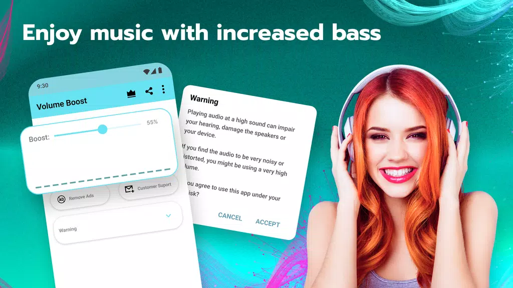 Volume Booster for Android Zrzut ekranu 1