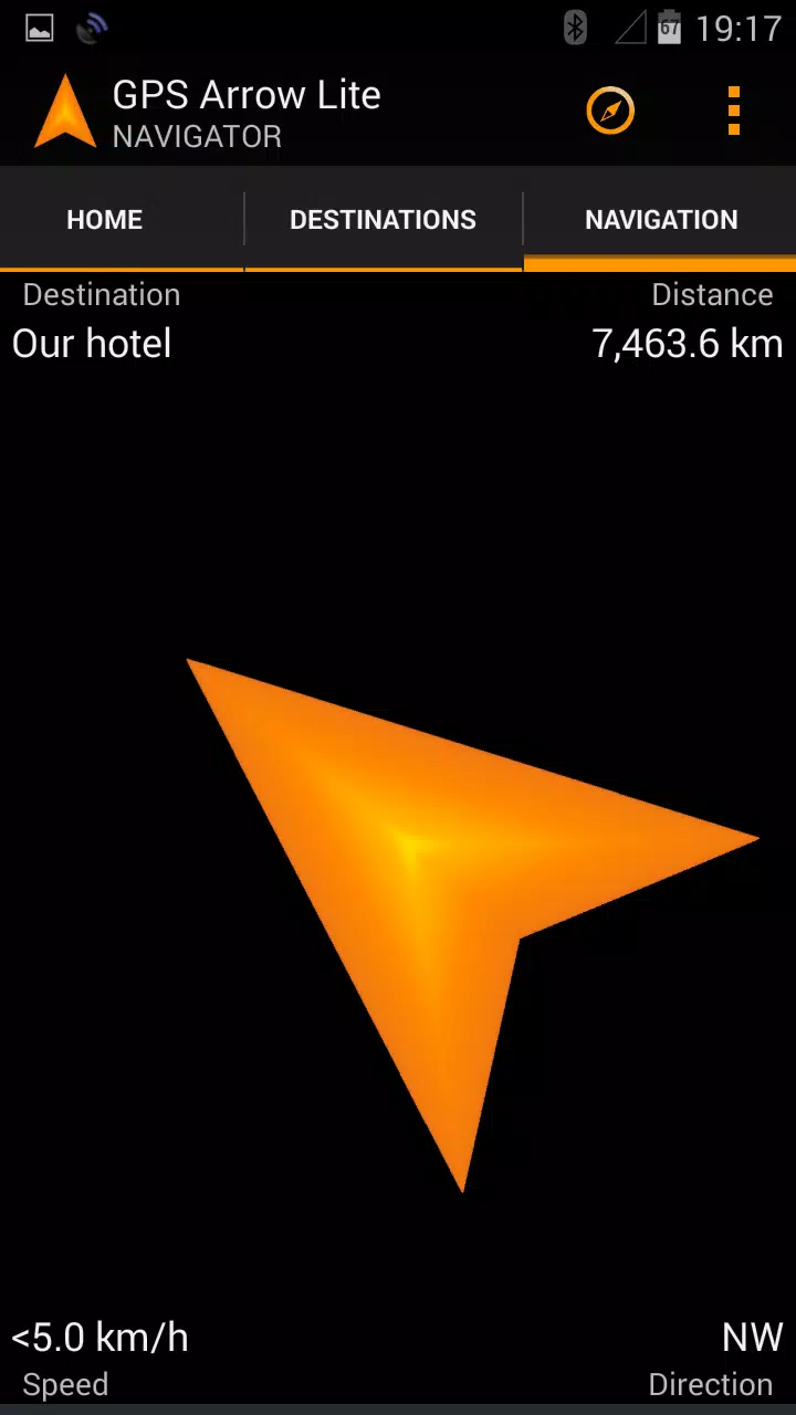 GPS Arrow Navigator LITE Captura de pantalla 3