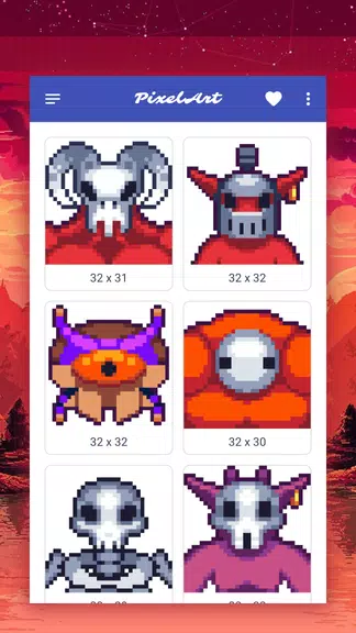 How to draw pixel monsters Скриншот 1