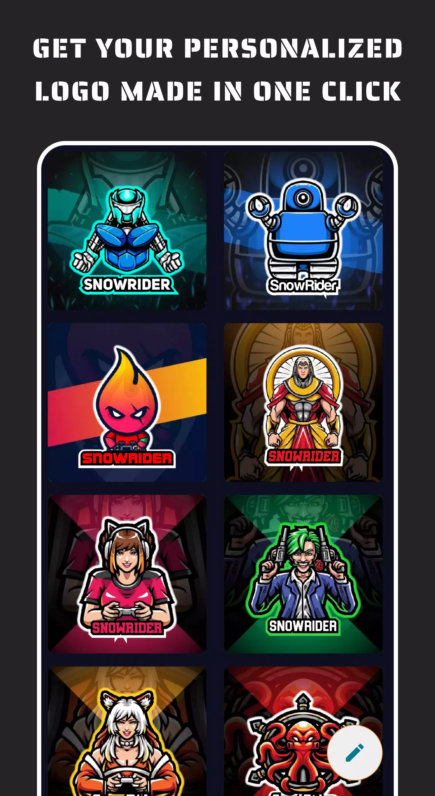 Esportify: Gaming Logo Maker Скриншот 0