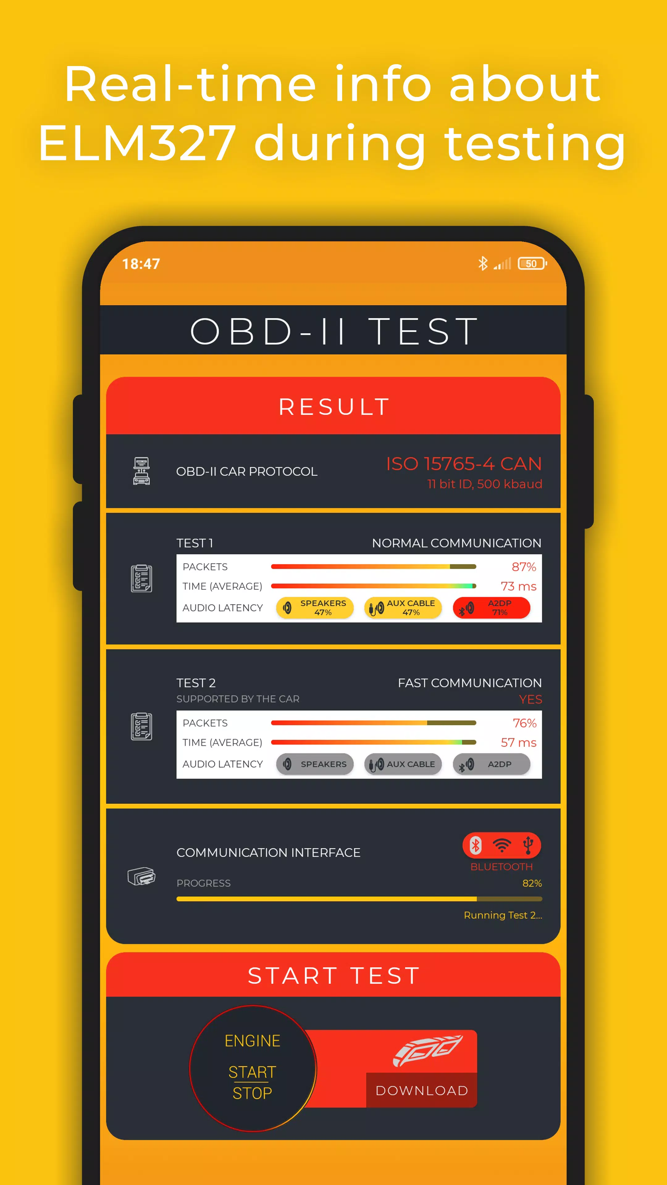 Schermata OBD2 Test 3