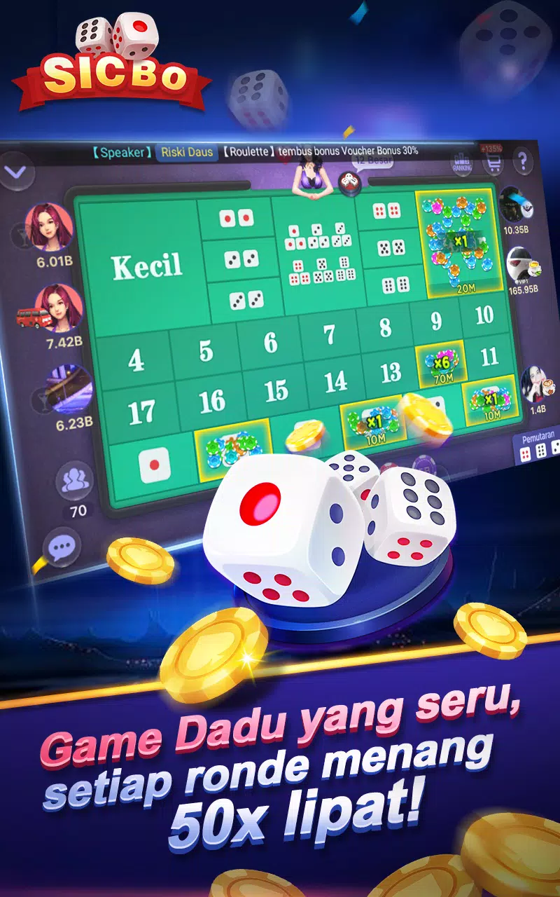 SicBo Casino Dice Game Schermafbeelding 3