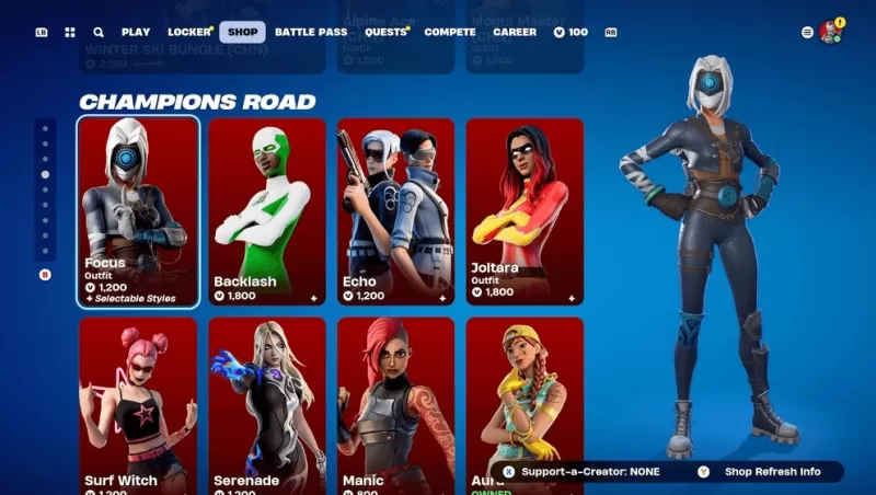 Fortnite Mobile: accesso e acquisto di pelli con V-Bucks