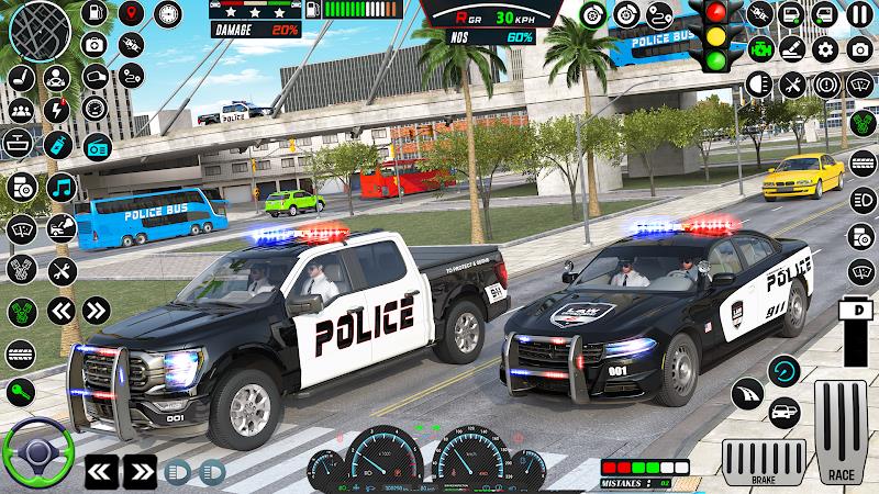 US Police Car Parking - King スクリーンショット 3