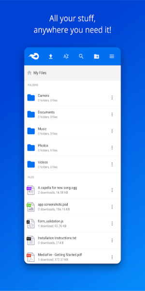 MediaFire應用截圖第0張