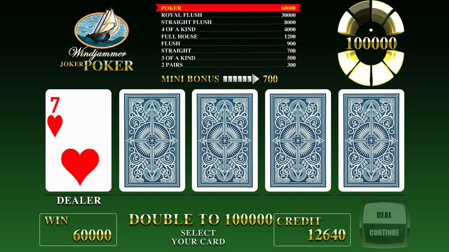 Windjammer Poker Capture d'écran 0
